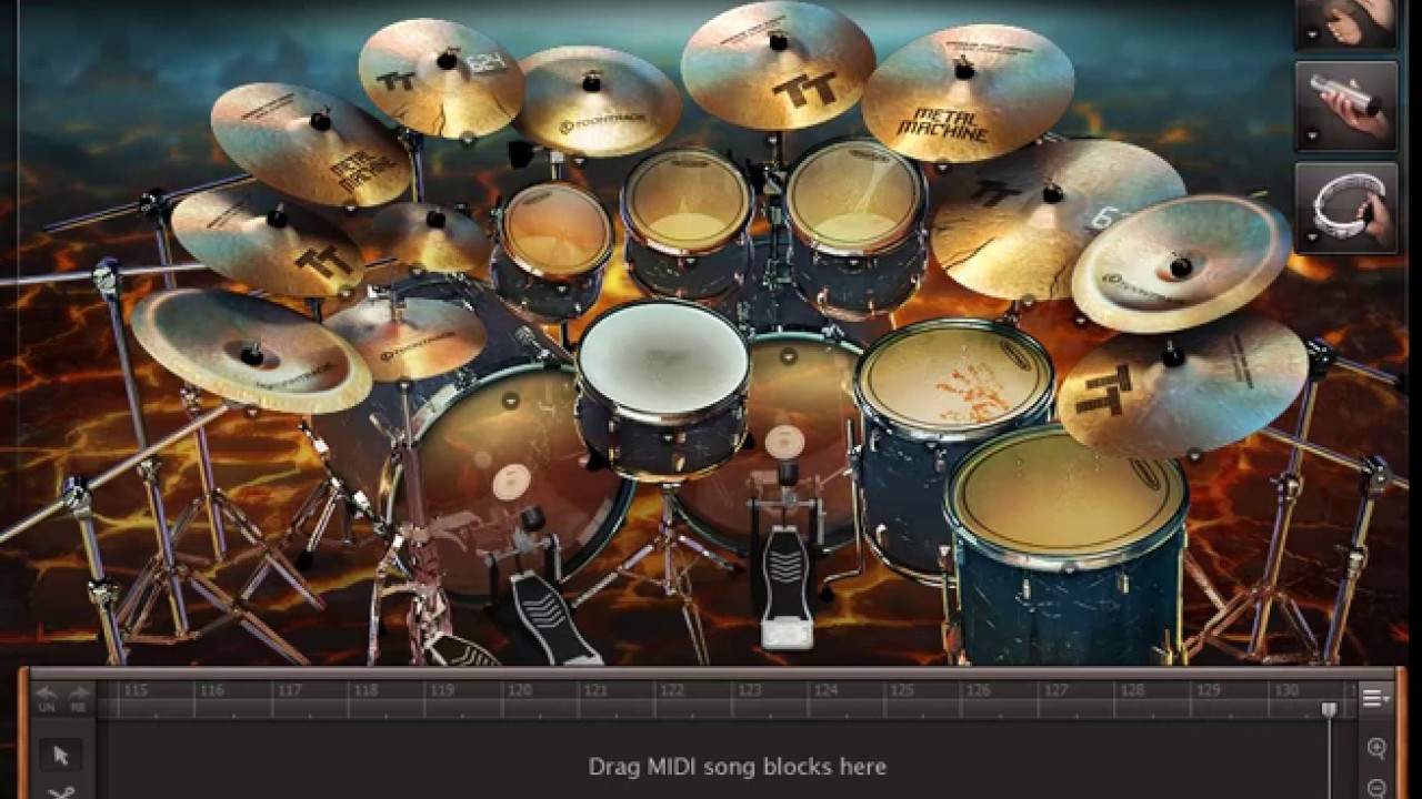 TRIVIUM - The Deceived only drums midi backing track