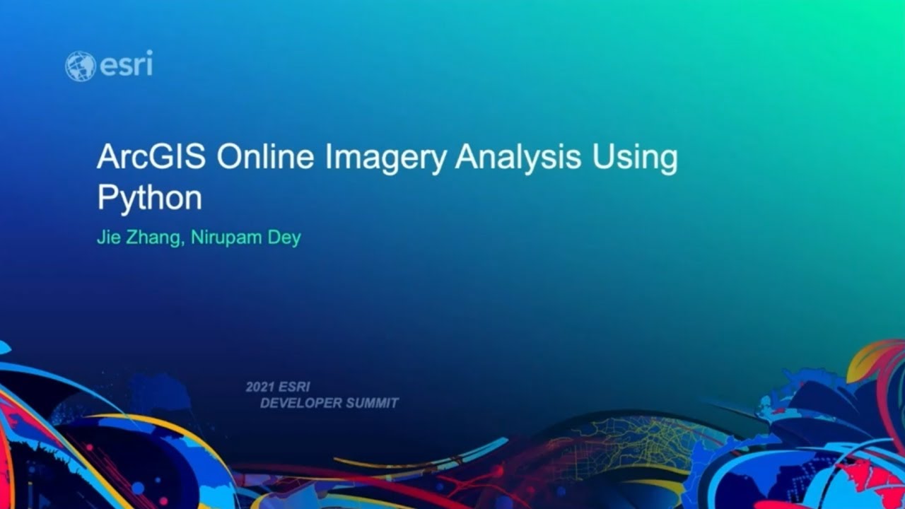 ArcGIS Online Imagery: Analysis Using Python