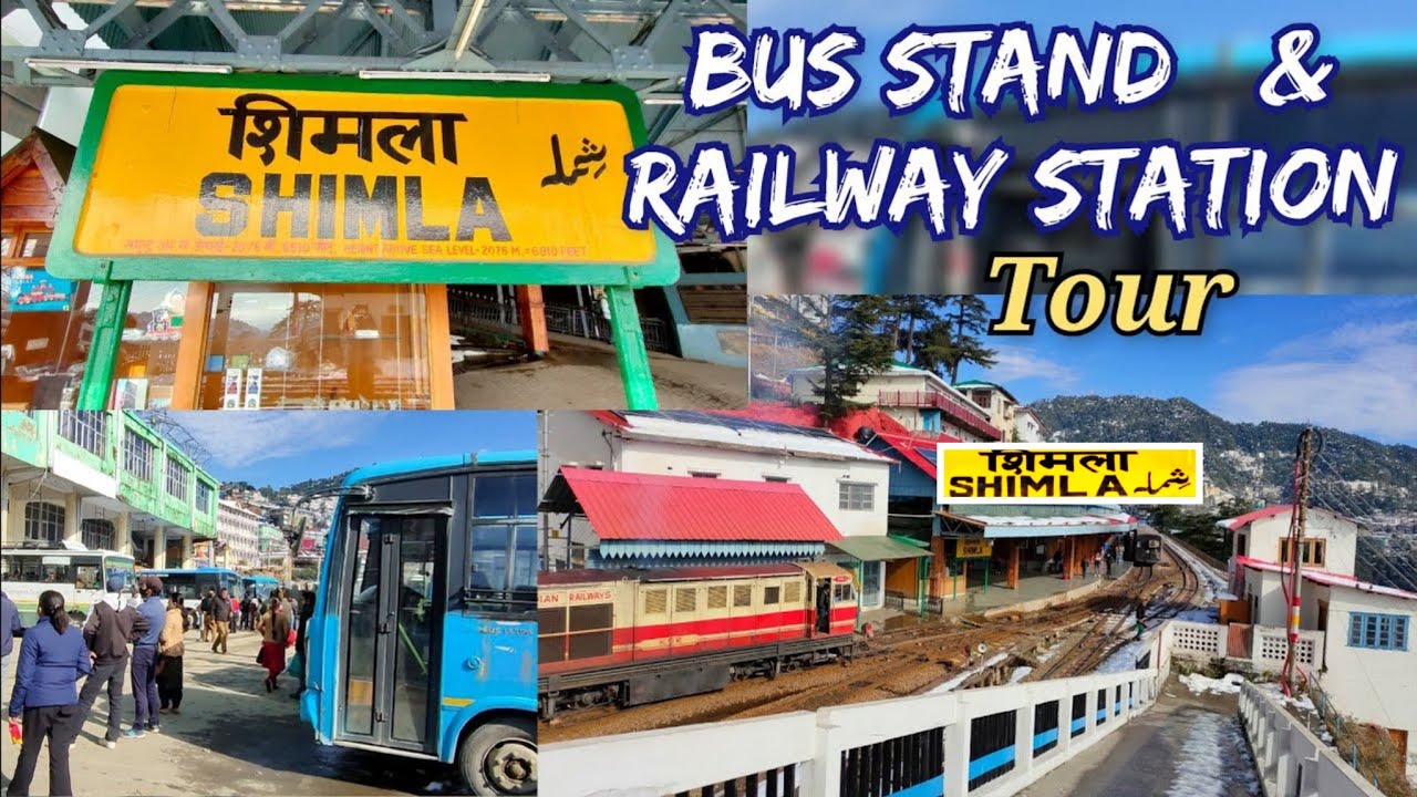 Shimla Tourist Places Shimla Railway Station & Shimla Bus Stand After Snowfall / Priya Evergreen