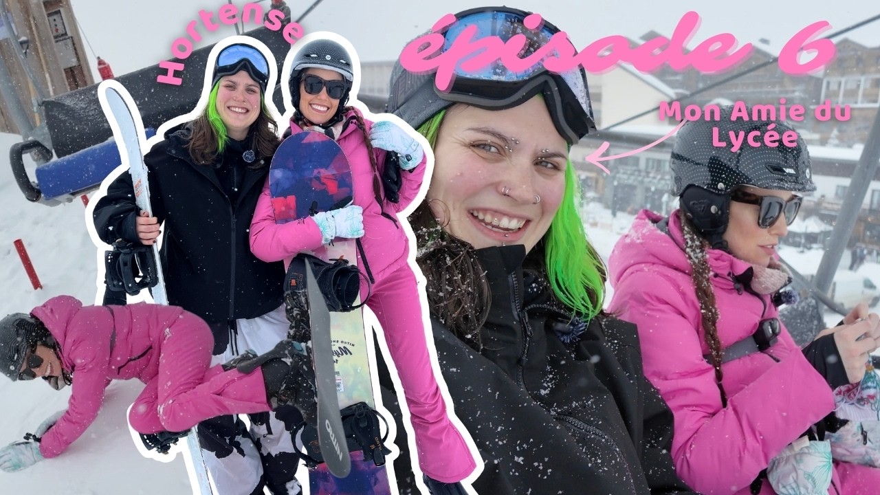 SNOWBOARD avec MON AMIE DU LYCÉE + VLOG TRICOT