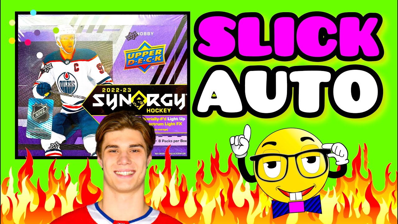 SICK AUTO! 2022-23 Upper Deck Synergy Hockey Hobby Box Break (2023)