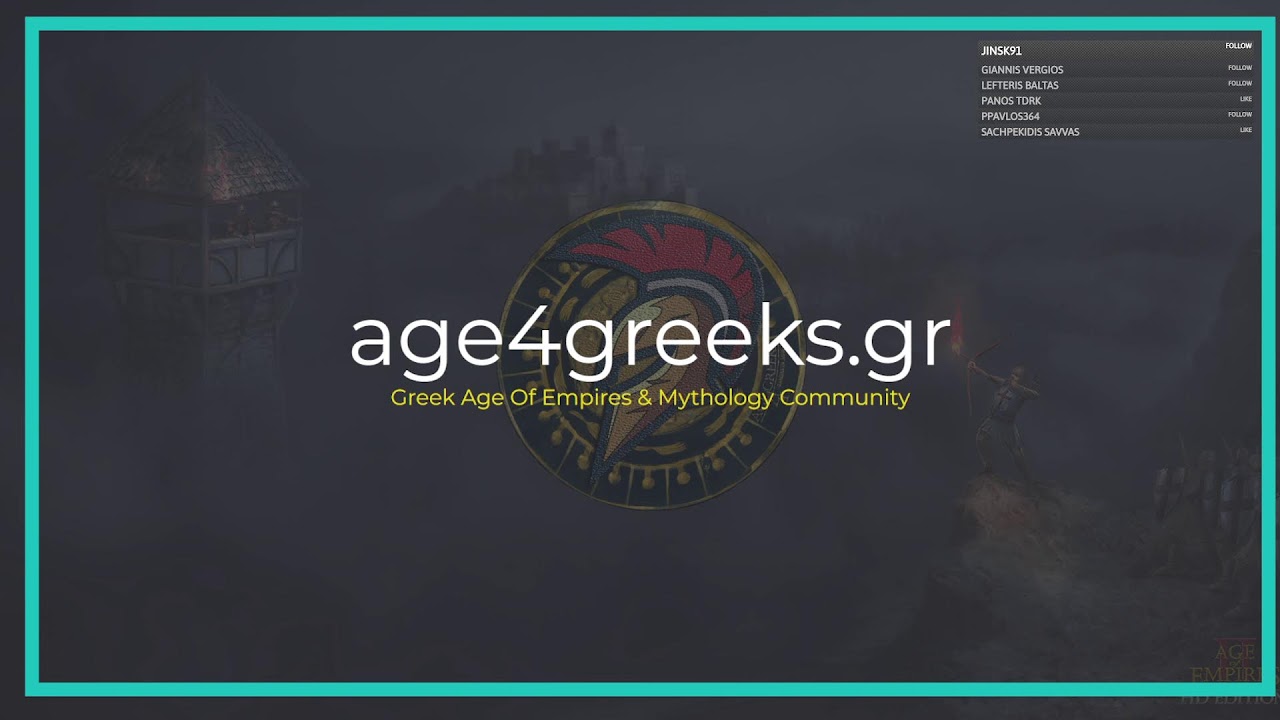[GR] A4G AgeIV League S09 H1TDowN vs Staikos & Jimbo vs Makaveli