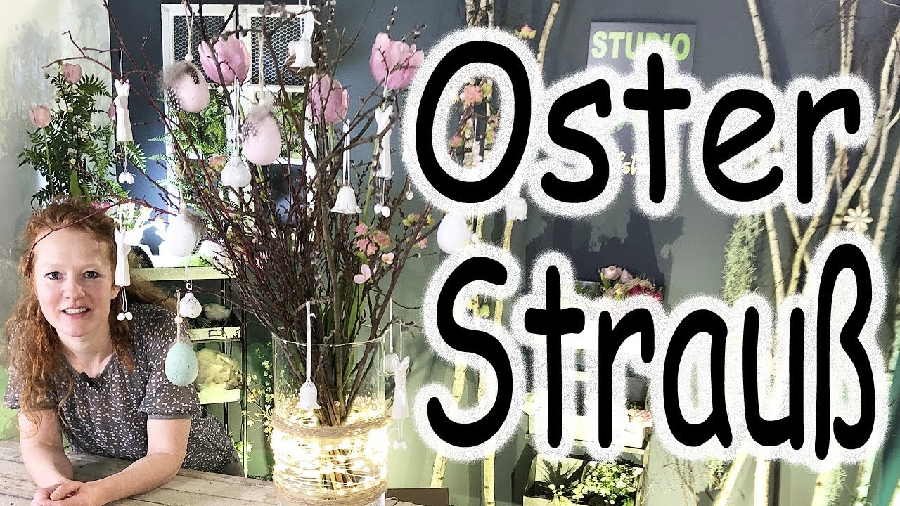 DIY Osterstrauß | Osterdeko | Osterstrauch dekorieren | Frühlingsdeko | Floristik24