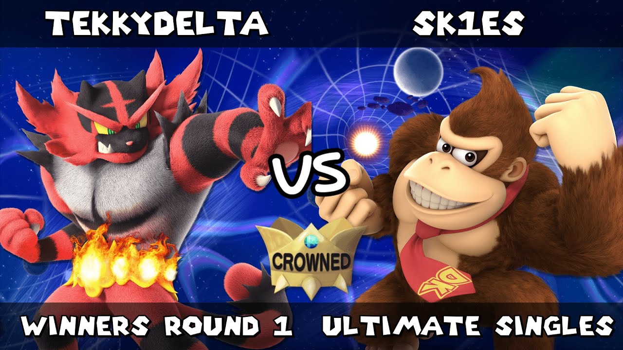 CROWNED # 16 | TekkyDelta (Incineroar) vs SK1ES (Donkey Kong) | WR1 | SSBU Smash Ultimate