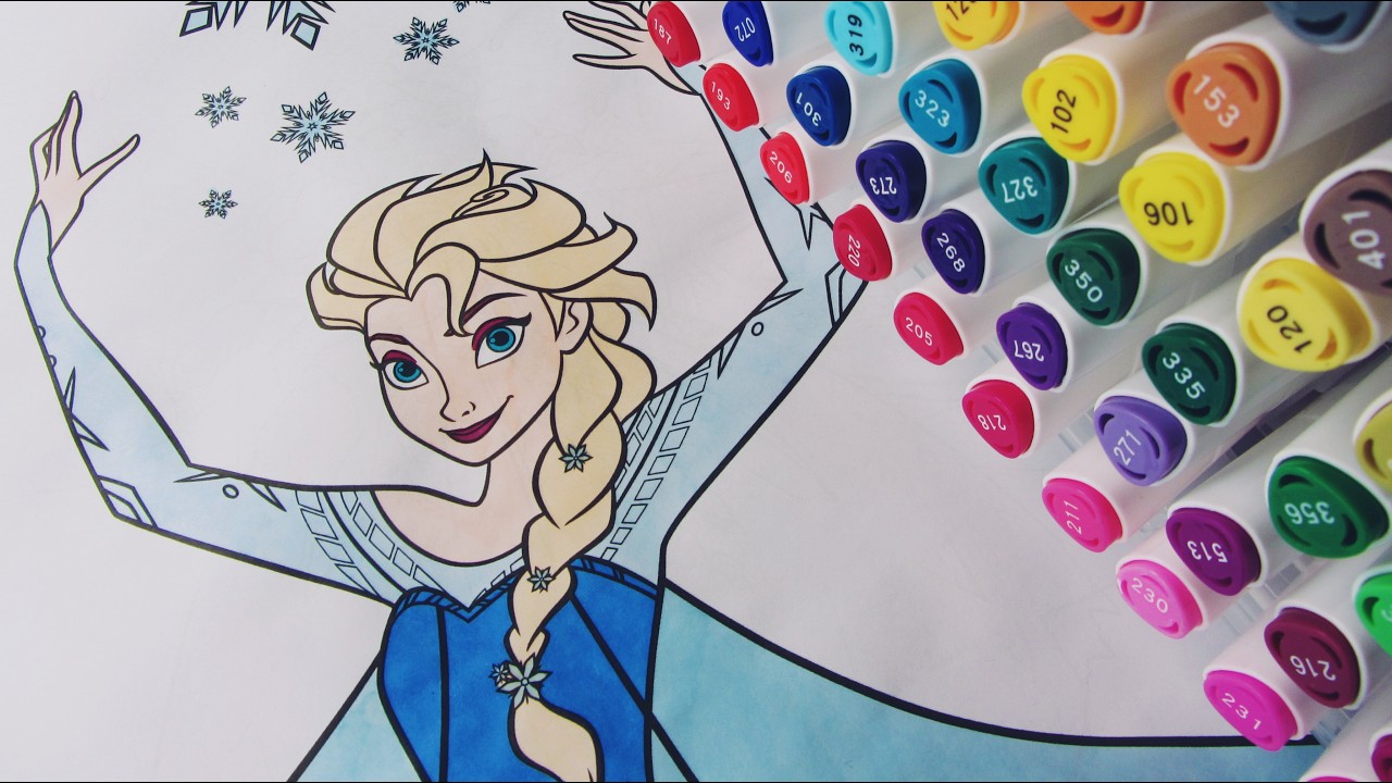 Coloring Frozen by me , Iliyaaaa