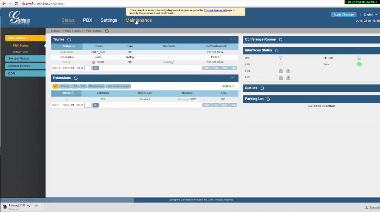 UCM6100/6510 - Proceso de actualizaci&oacute;n de Firmware 1.0.10.39