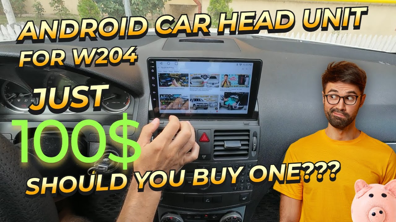 Как установить дешевую Android-магнитолу на Mercedes W204 C180 C200 C220