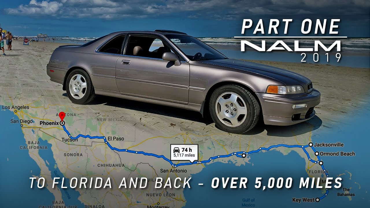 Legendary Florida Road Trip 2019 Episode 1:  5,000 Miles in the Half-Million-Mile Legend
