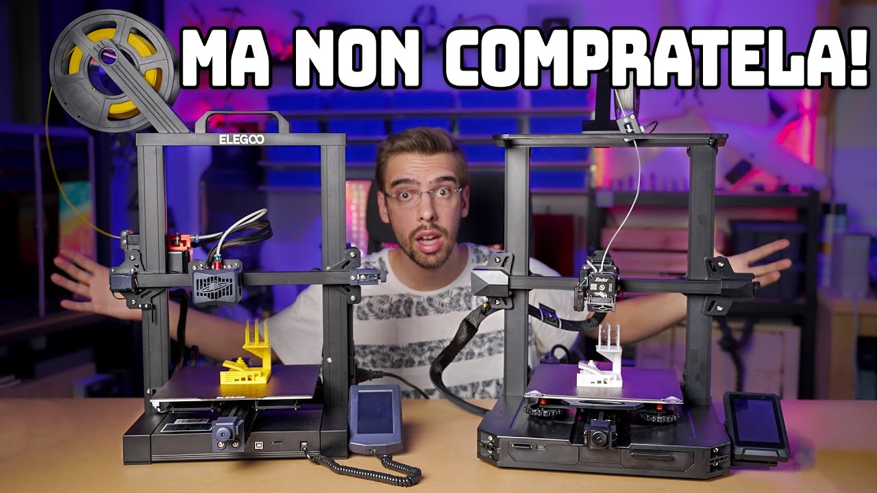 una di queste DUE STAMPANTI 3D costa il DOPPIO dell'altra - Neptune 3 vs Creality Ender 3-S1 Pro