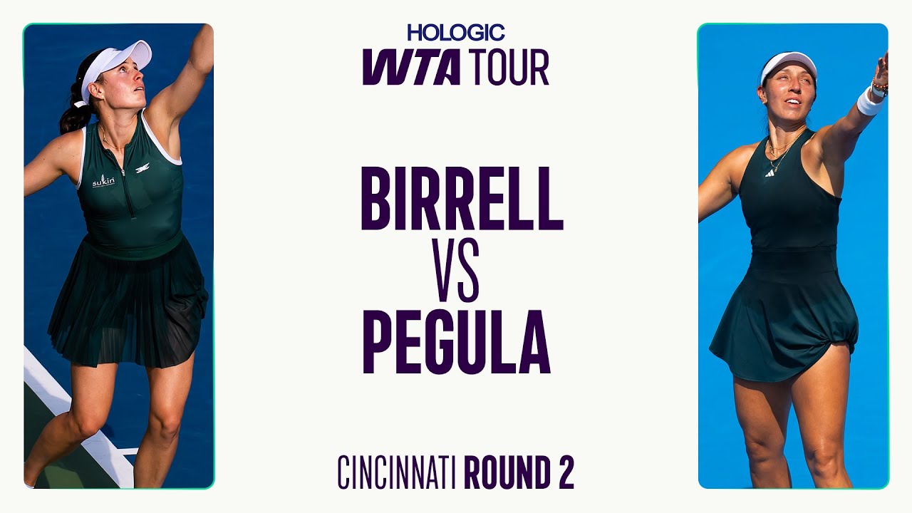 Kimberly Birrell vs. Jessica Pegula | 2025 Cincinnati Round 2 | WTA Match Highlights