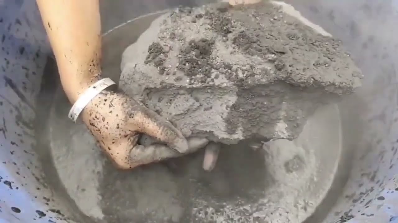 Asmr - dusty pure black charcoal chunks Crumbling in water 💦