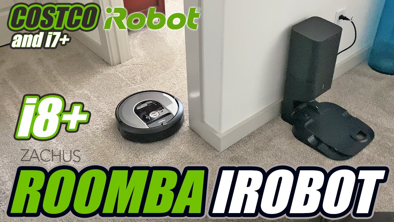 Сравнение роботов-пылесосов Roomba iRobot i7+ и i8+ от Costco