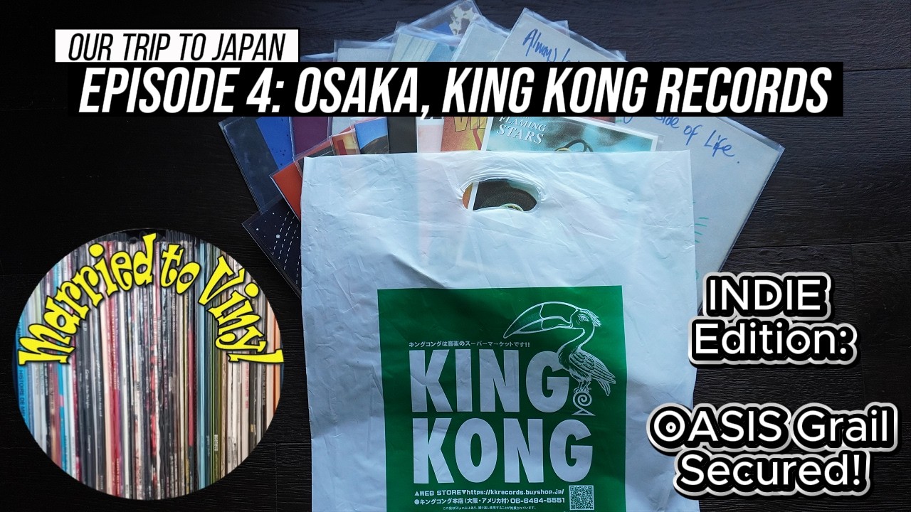 Japan Record Shopping...King Kong Records, Osaka!