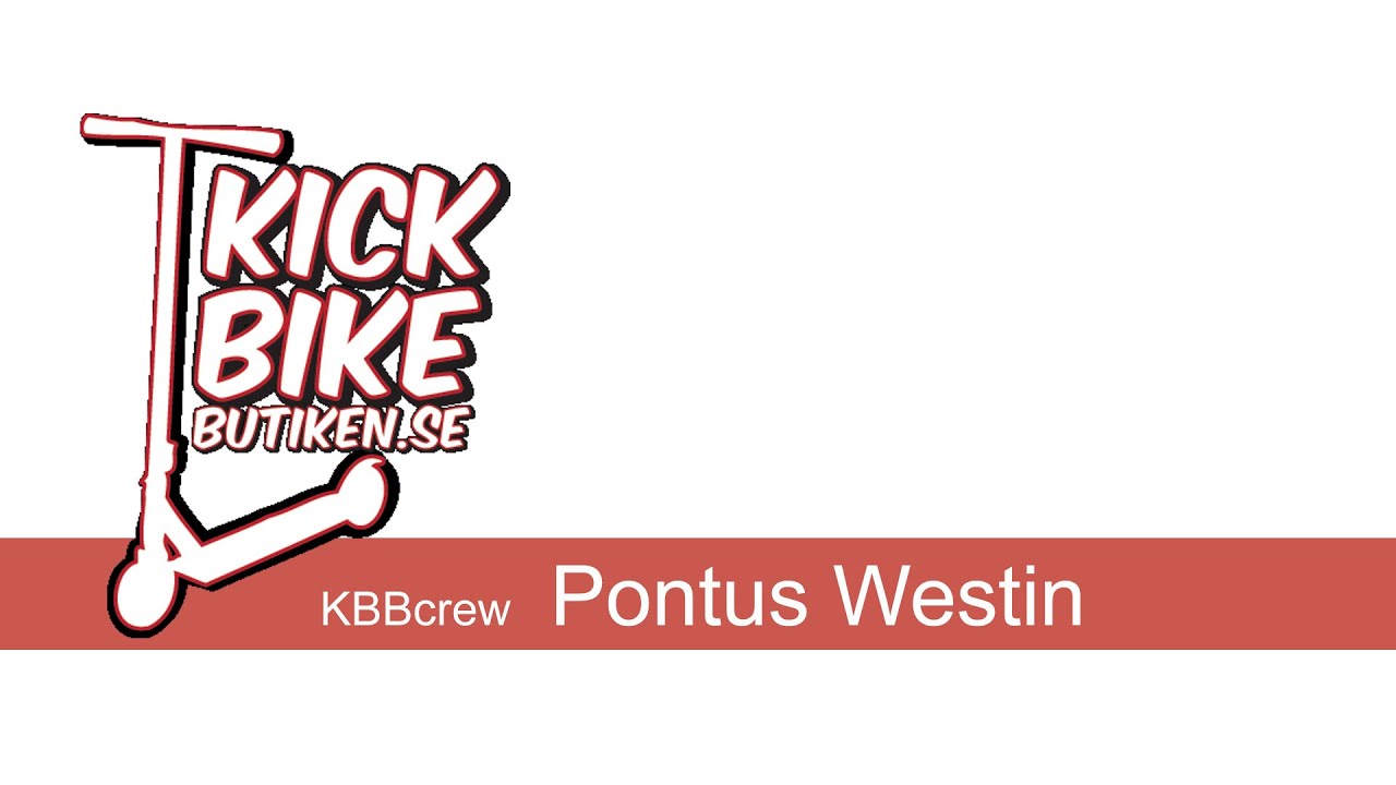 Pontus Westin | Welcome to KickBikeButiken