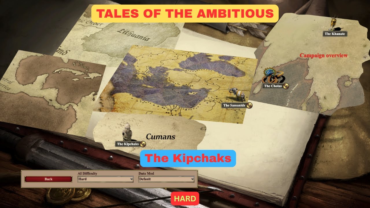 The Kipchaks | Tales of the Ambitious | Lets play AOE2 custom campaigns | Hard
