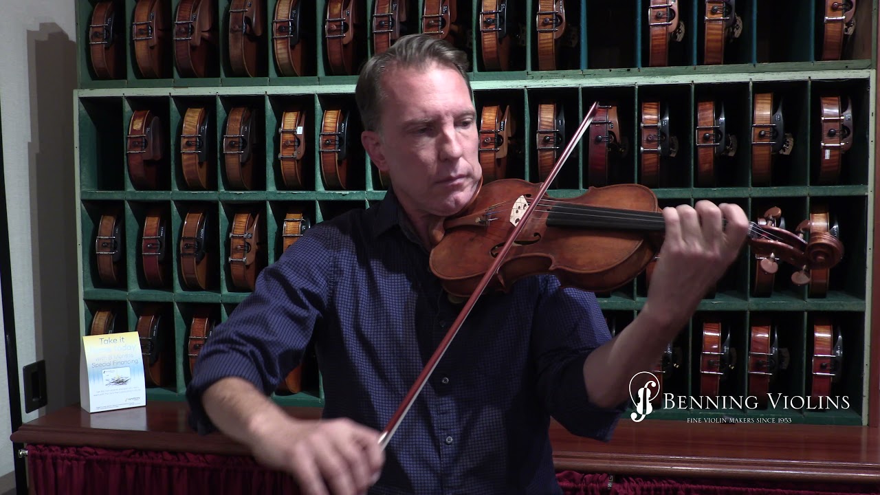 Fine 2009 Violin Crafted by Violinmaker Michael G. Fischer for Sale