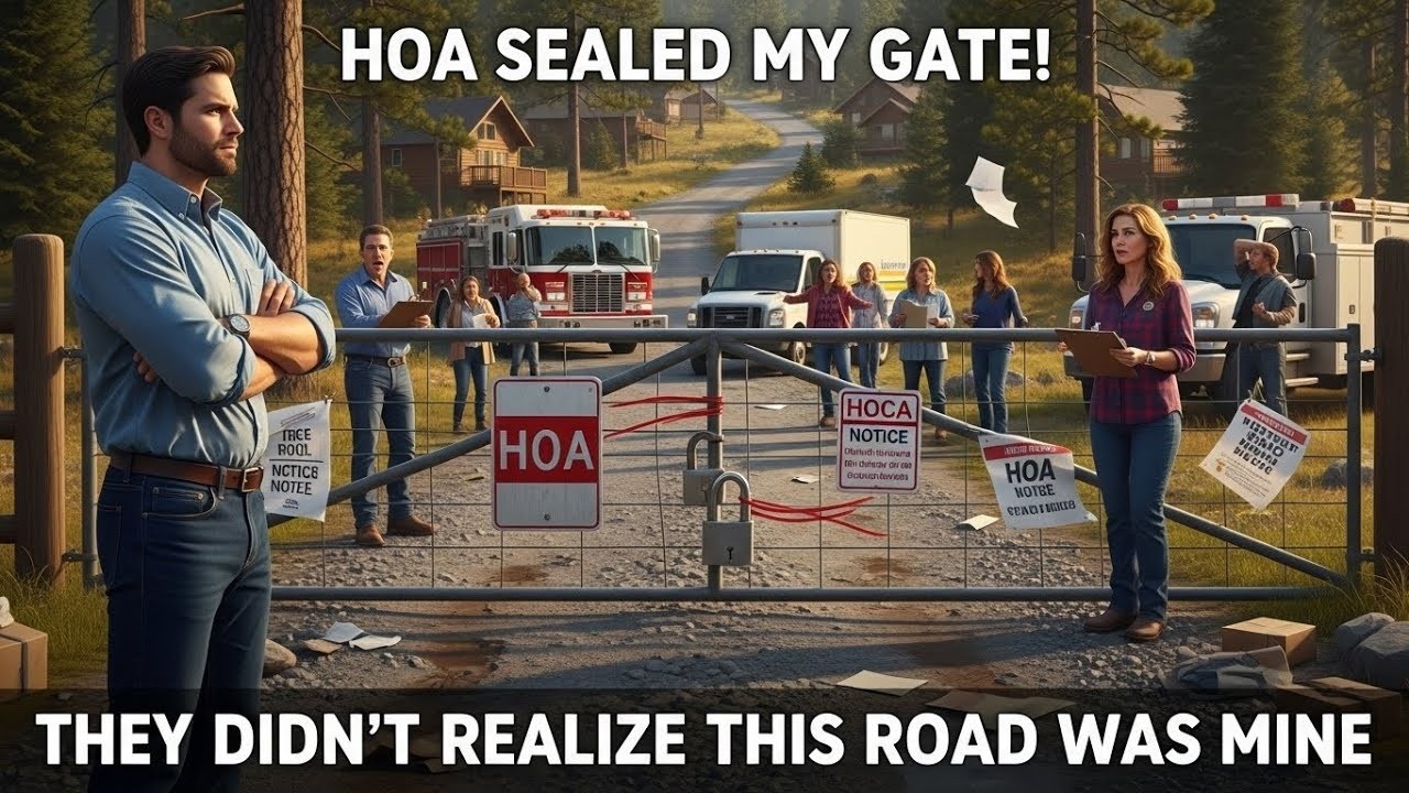 HOA Sealed My Cabin Gate &mdash; Unaware Their Only Road Out Was on My Land