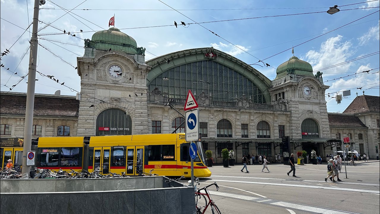 Basel SBB Railway Station 🚉 One Of The Busiest Railway Stations In Switzerland 🇨🇭