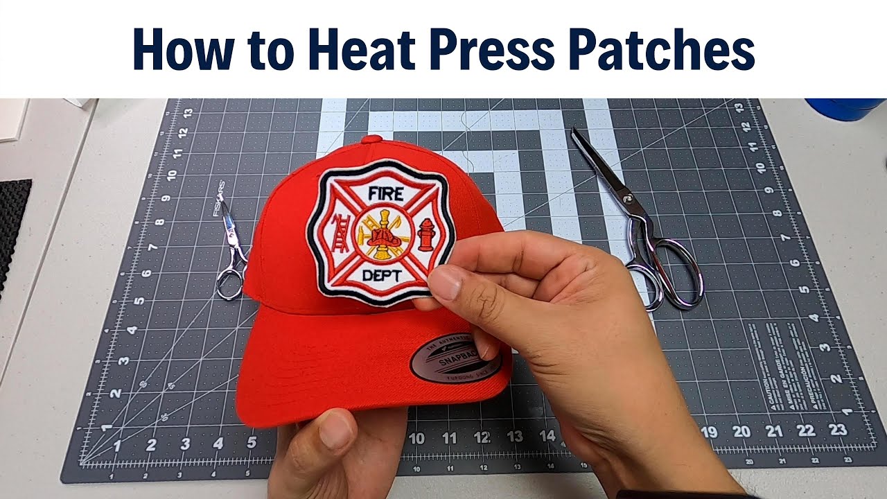 How to cut and heat press a patch