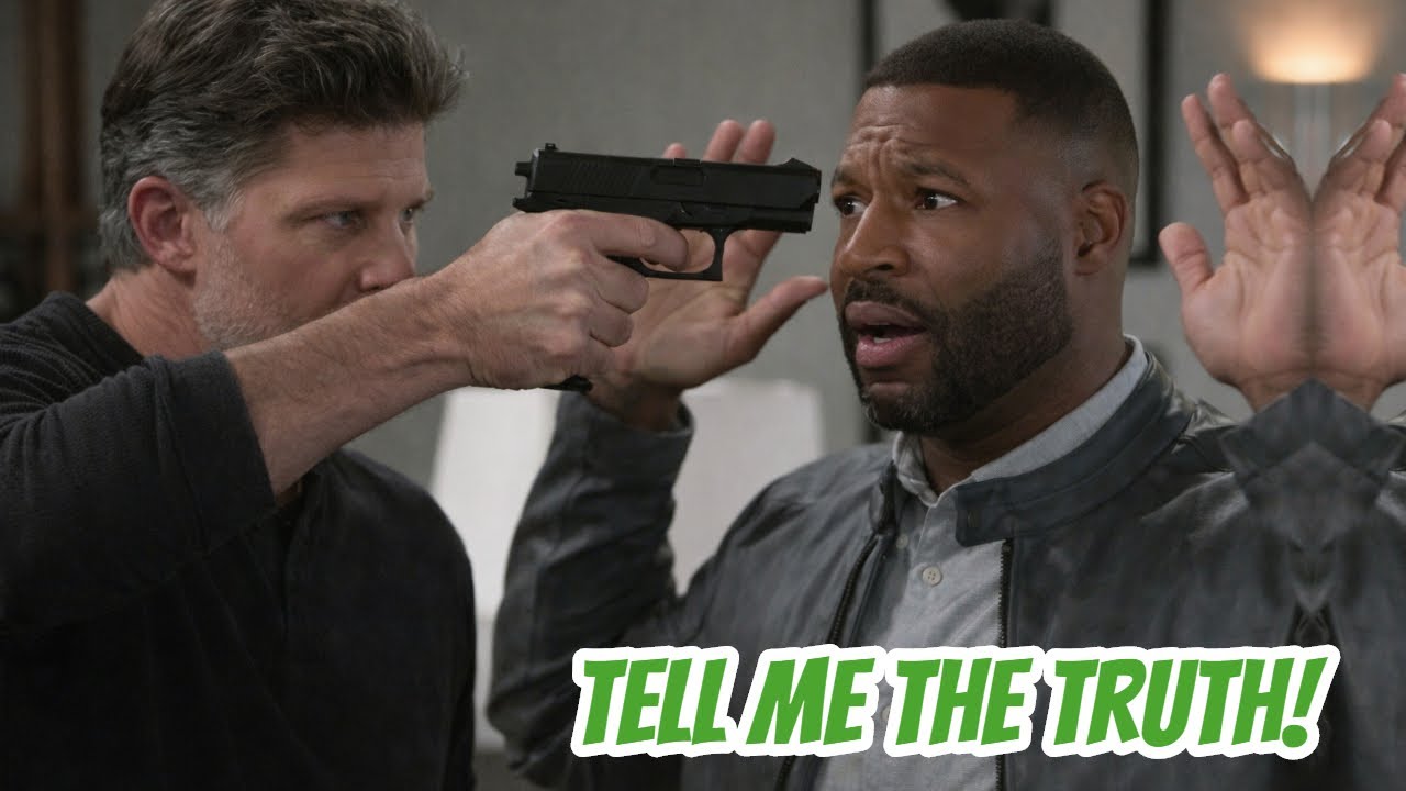 Carlton held a gun to Kial, forcing him to tell the truth about his DNA Beyond The Gates Spoilers