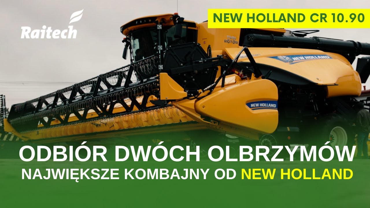 Te kombajny to prawdziwe bestie  - Wydanie New Holland CR 10.90
