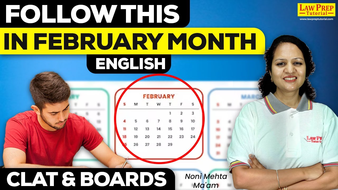 CLAT 2025 : Complete Preparation Strategy for English in February month | English for CLAT