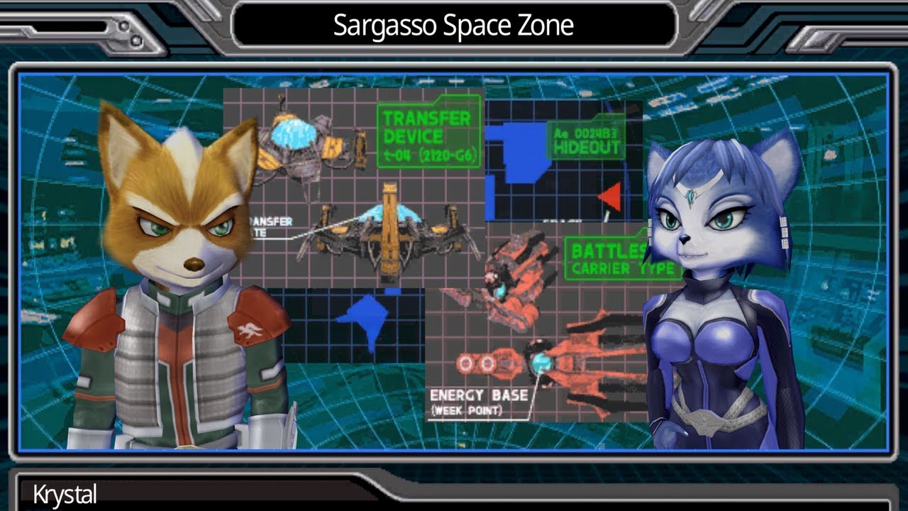 Sargasso Briefing - Star Fox Assault - English/Japanese Mix [4K]