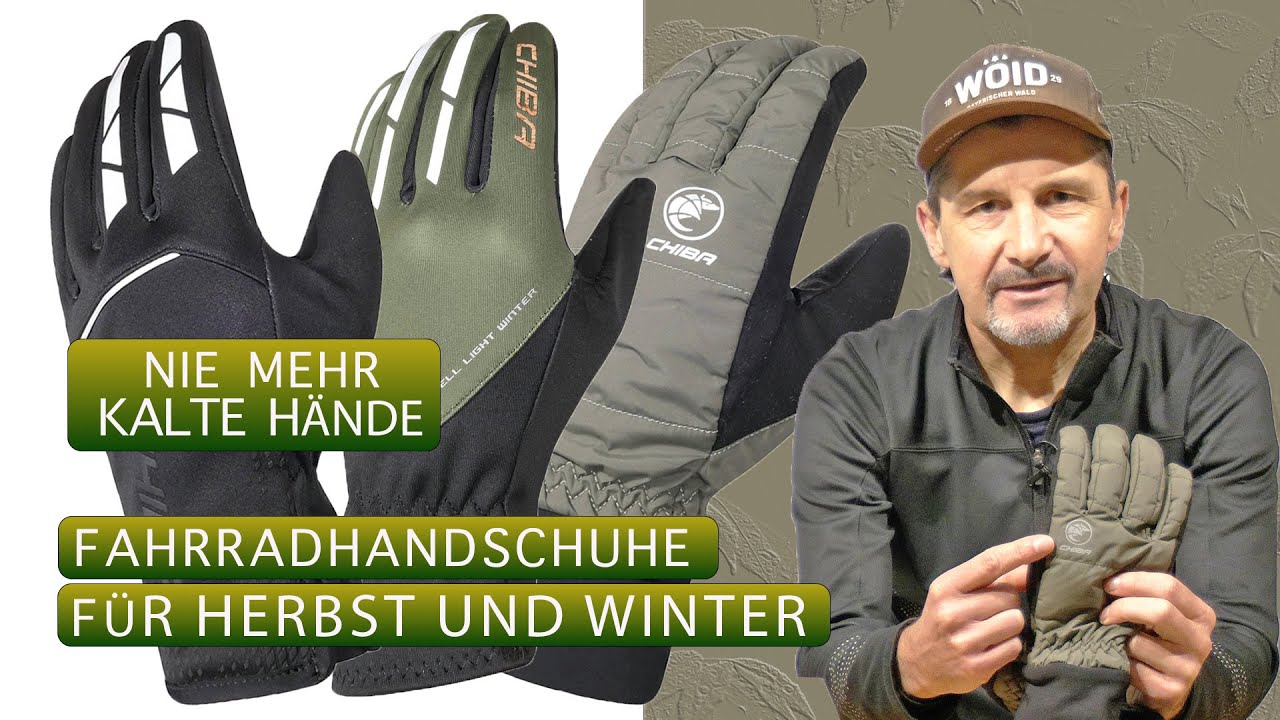 Nie mehr kalte Hände beim Gravelbiken: Herbst- und Winterhandschuhe von CHIBA