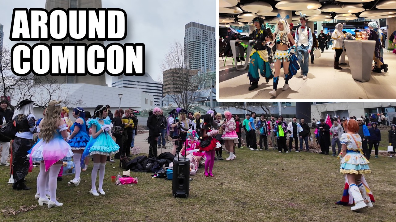 Downtown on Front Street & Around Comicon | Toronto Walk (March 2026)