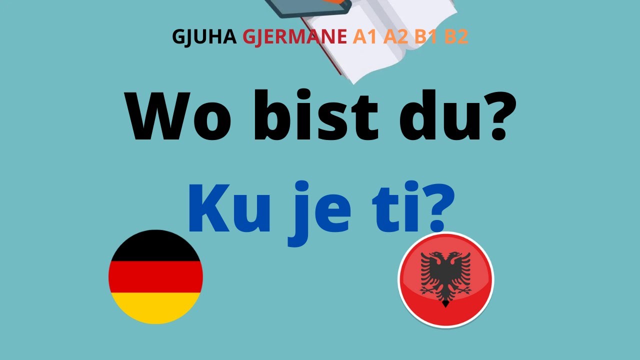 Meso Gjuhen Gjermane me Dialog Gjermanisht Shqip A1 A2 B1 B2