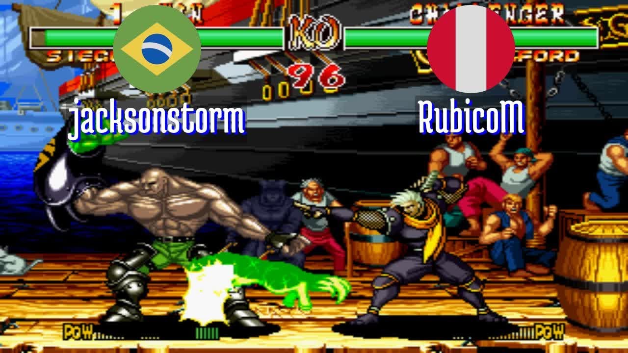 FT5 @samsho2: jacksonstorm (BR) vs RubicoM (PE) [Samurai Shodown II Fightcade] Feb 21