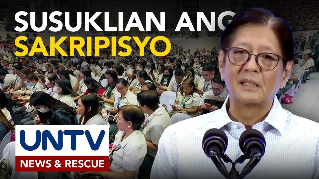 PBBM, tiniyak na patuloy na gagawa ng paraan para tumaas ang posisyon ng mga guro