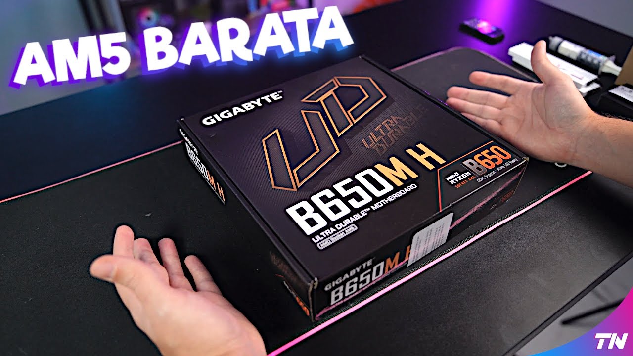 Placa M&atilde;e Gigabyte B650M H, Chipset B650, AMD AM5, MATX, DDR5 - BARATA! Unboxing e Review