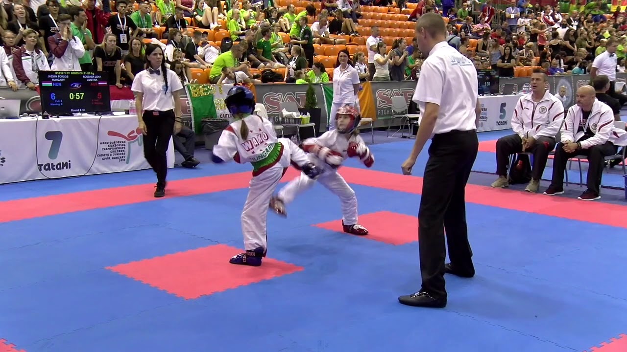 jazmin Fordos v Lena Roesner WAKO European Championships 2019