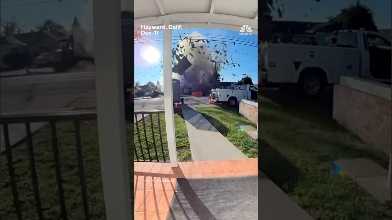 Gas line explosion demolishes California house, injures 6