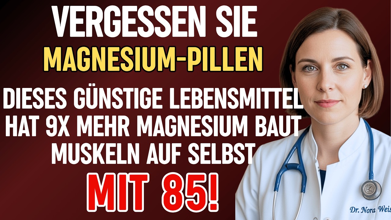Vergessen Sie Magnesium-Pillen! Dieses Lebensmittel baut Muskeln auf und stoppt Sarkopenie
