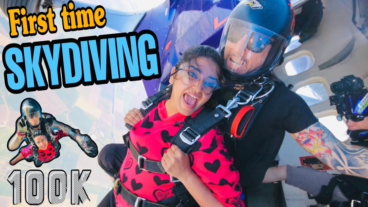 SKYDIVING || 100k Celebration || Lintu Rony || London