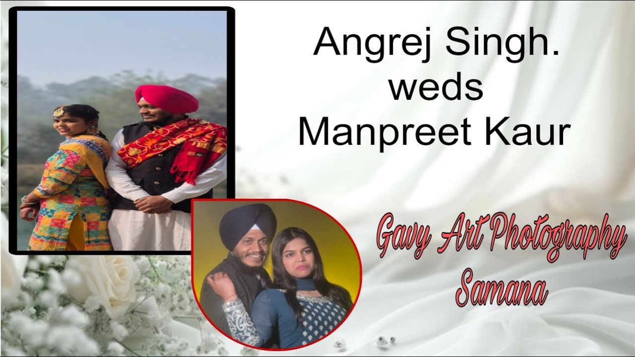 🔴 Live Wedding Ceremony 🔴 Angrej singh. Manpreet Kaur.Gavy art photography Samana.9914945711
