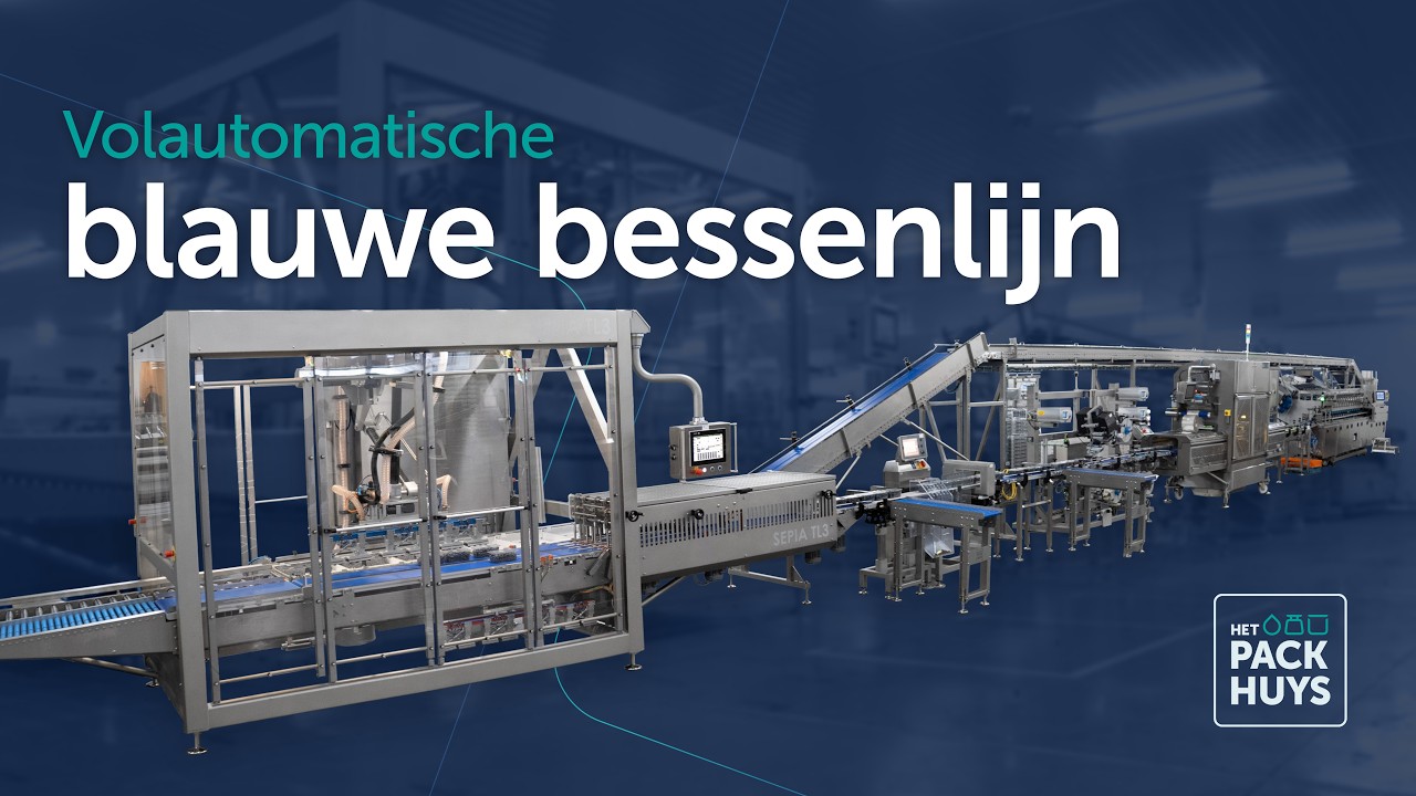 Het Packhuys volautomatische blauwe bessenlijn