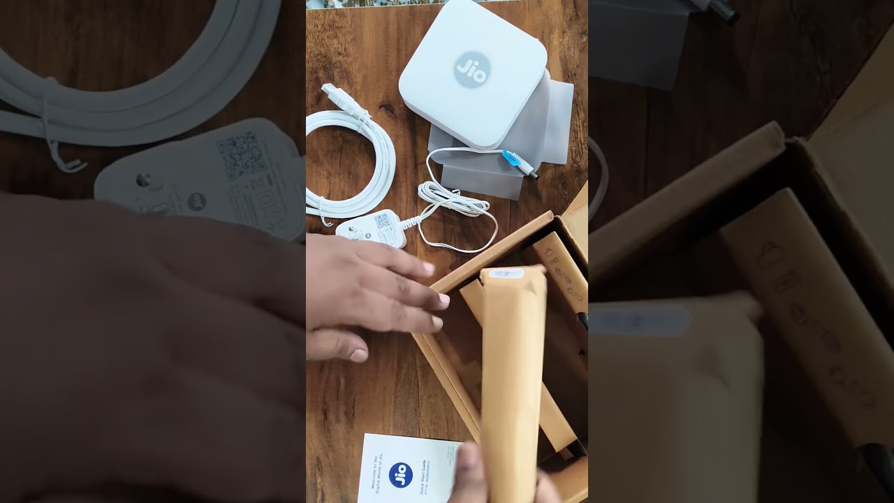 New Jio set top box unboxing #shorts #Jio​ #SetTopBox​ #Unboxing​ #jioairfiber5g