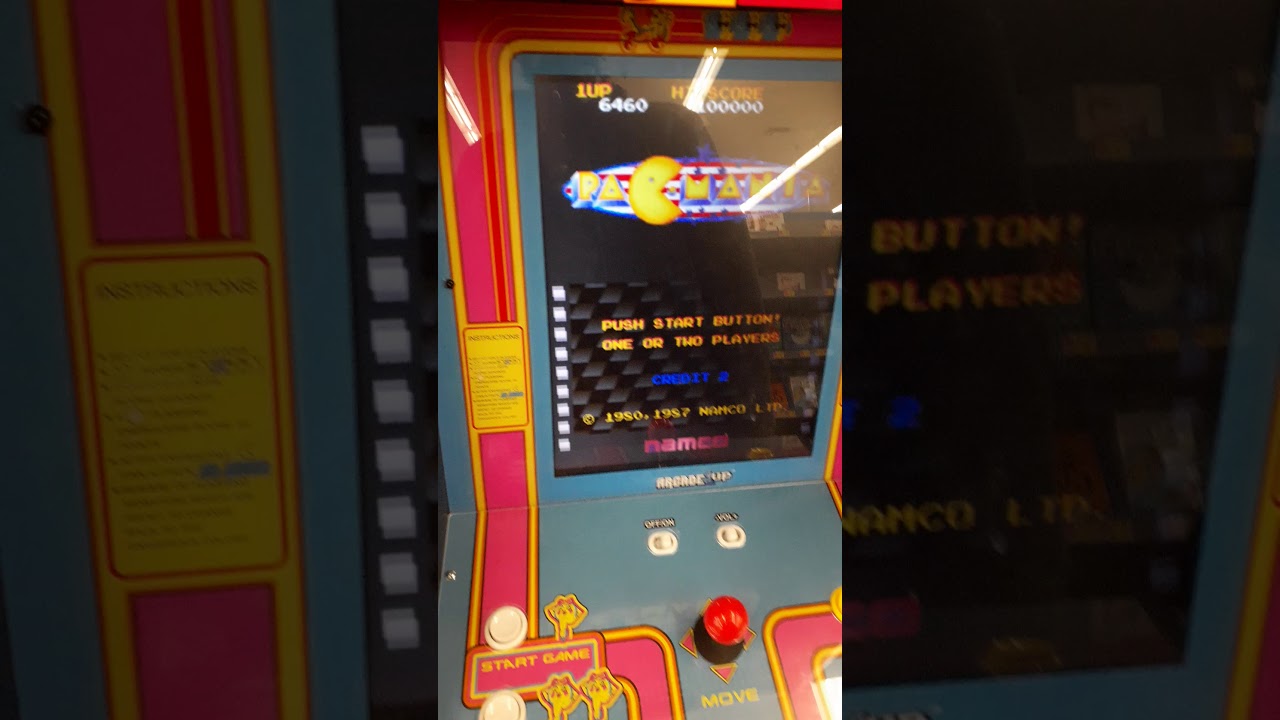 Catching an Mrs. Pac-Man Arcade 1up at walmart!!!