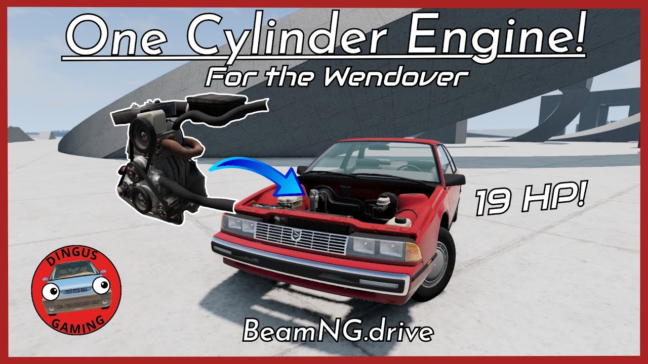 One Cylinder Engine for the Wendover! | BeamNG.drive