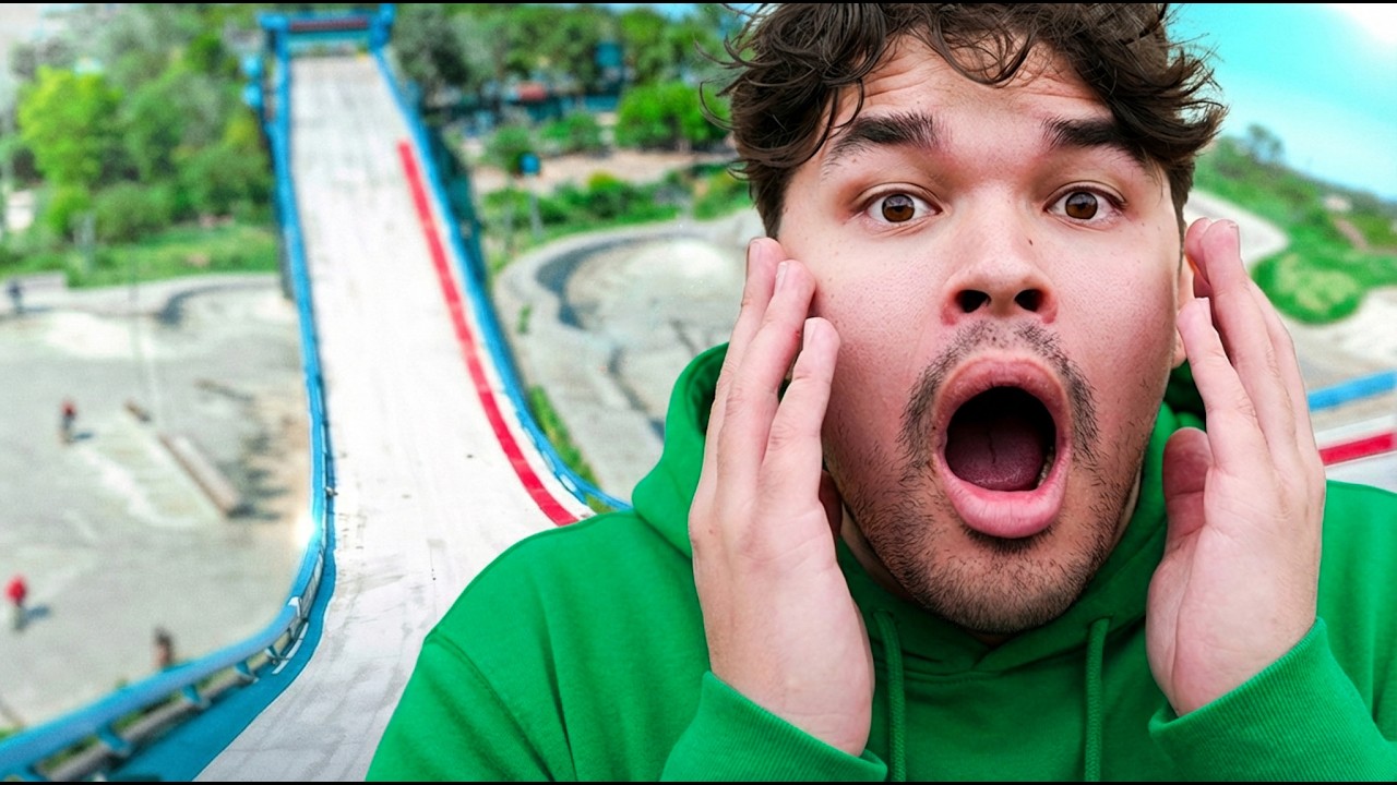 Beginner Vs Giant Skate Ramp