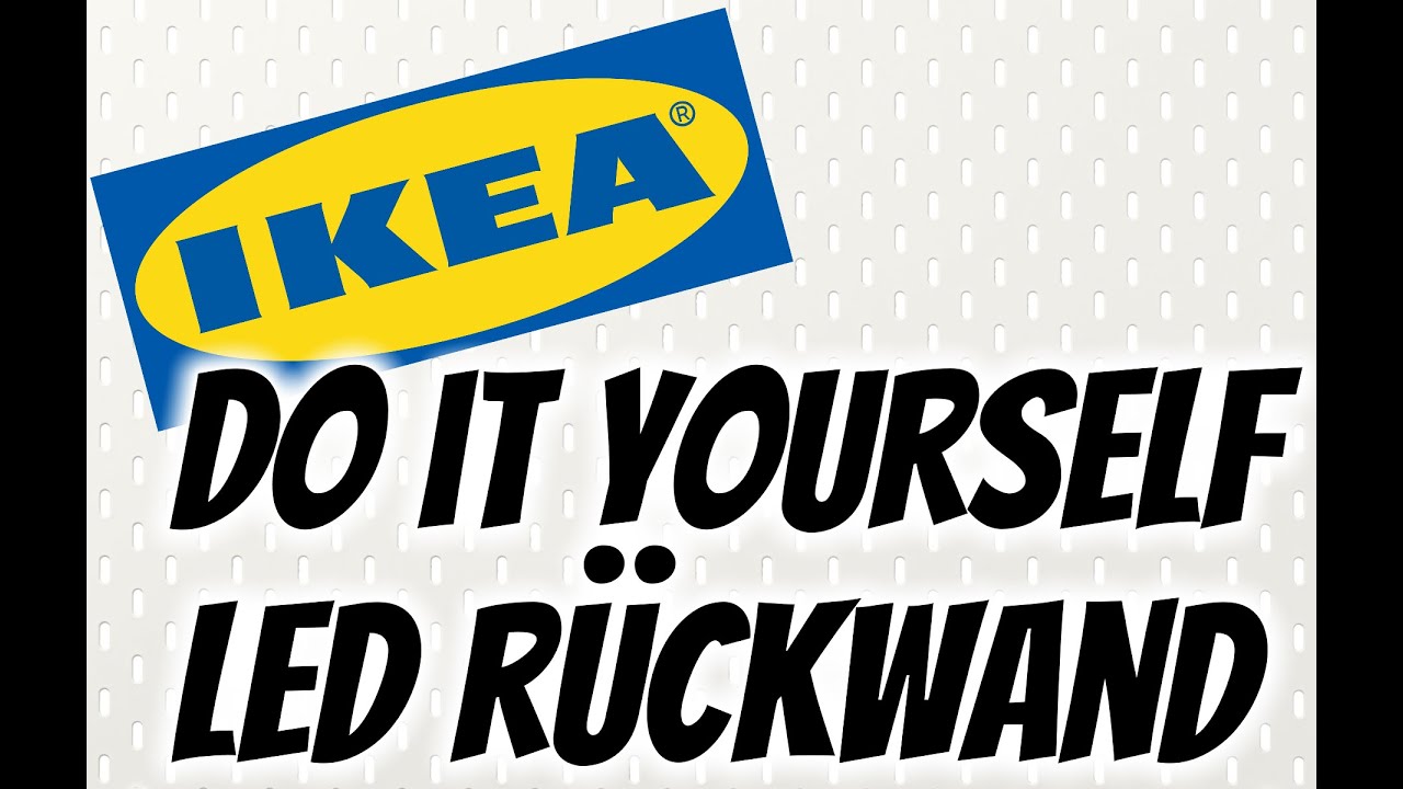 Ikea SKADIS Do it Yourself GOVEE LED Rückwand || Burnis VLOG