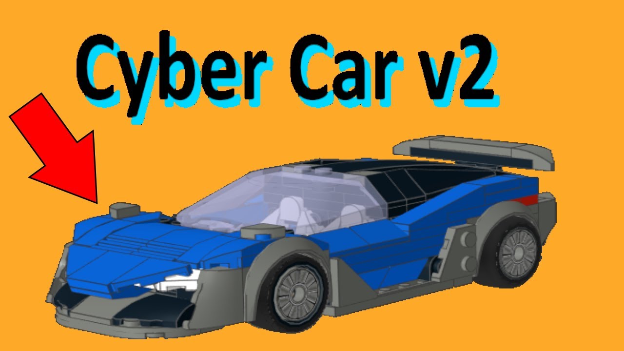 How to BUILD a LEGO Cyber Car v2