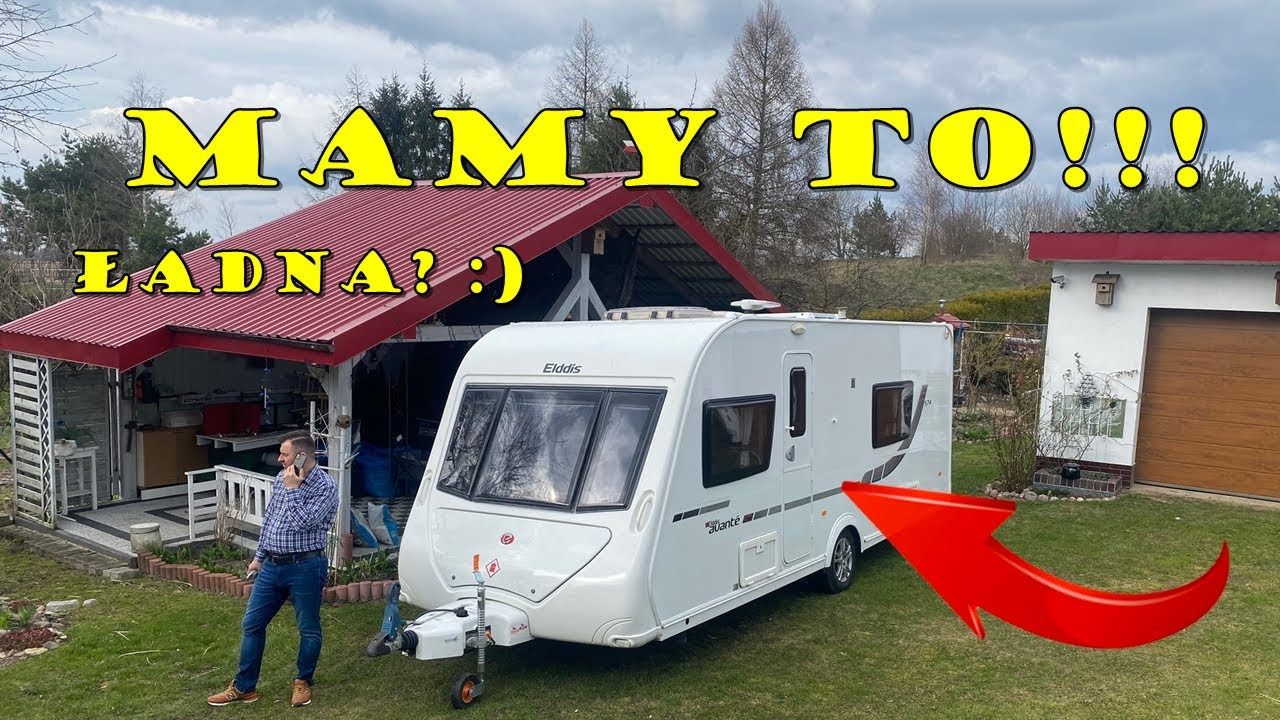 Kupiliśmy przyczepę Elddis Avante 574 Angielska przyczepa