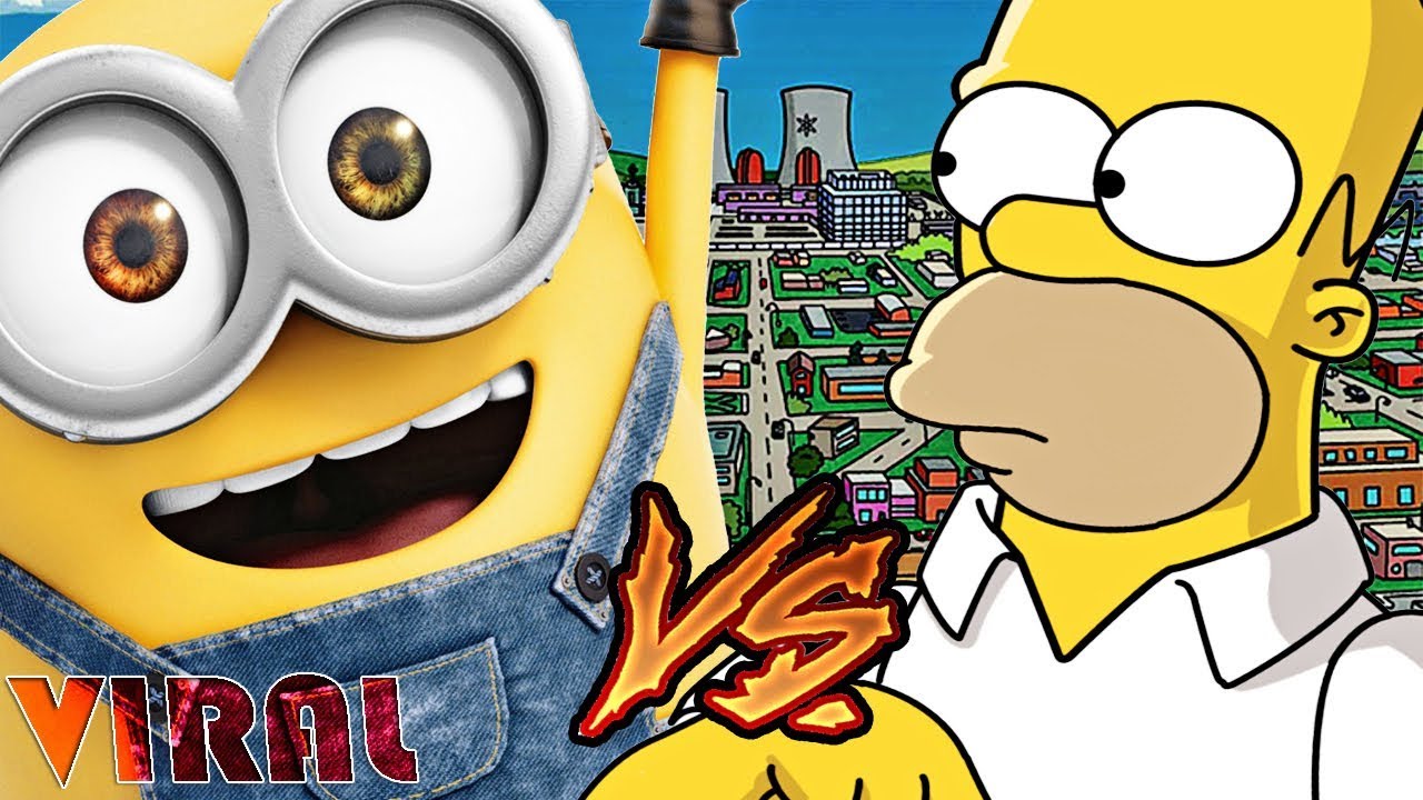 HOMERO SIMPSON vs MINION | BATALLAS VIRALES DE TRAP - Romano (Video Oficial)