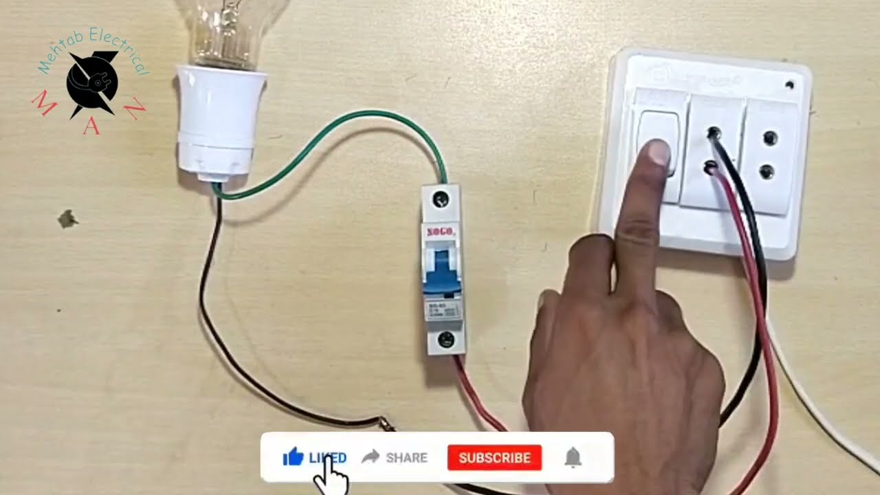 single pole MCB connection/MCB connection @@ Mehtab Electrical MAN @