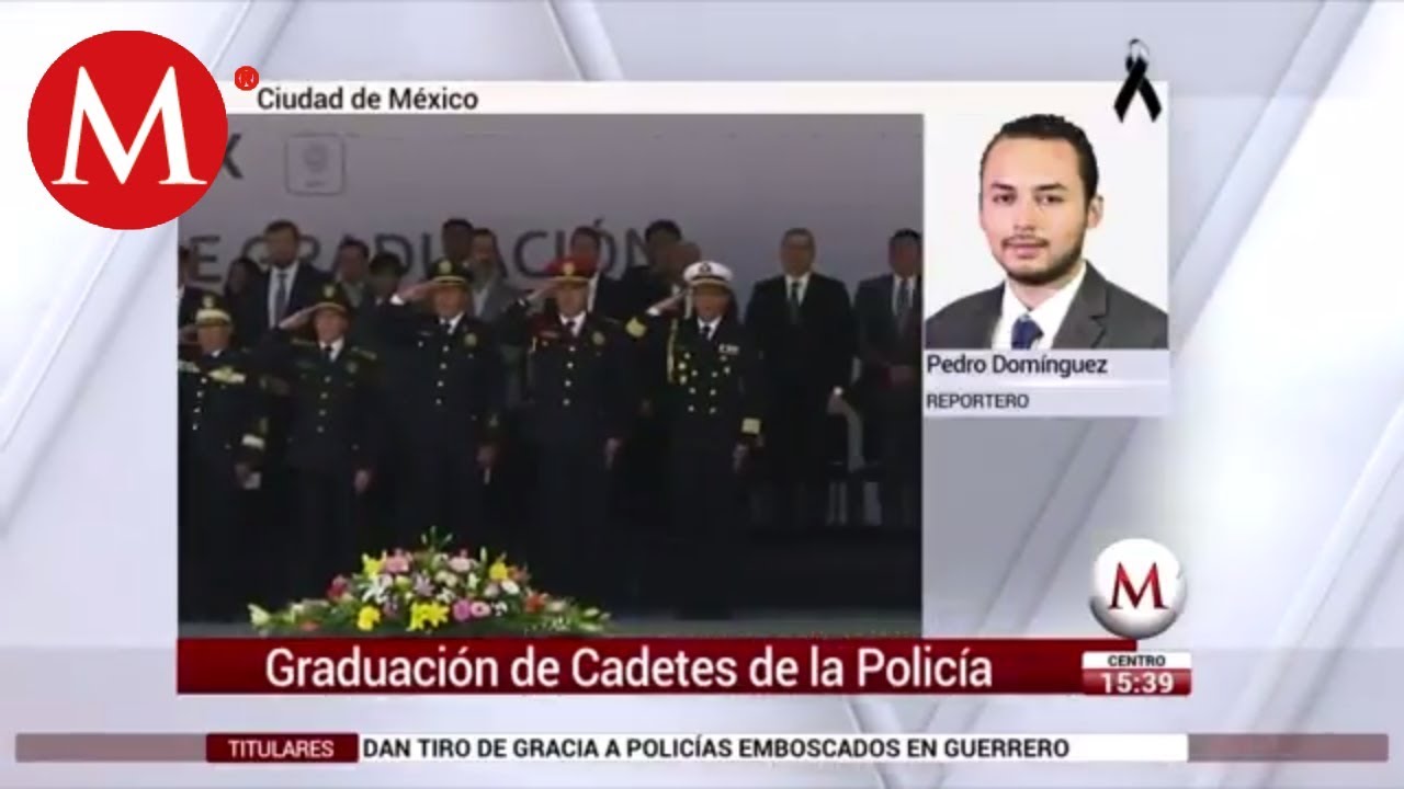 Graduaci&oacute;n de cadetes de la polic&iacute;a capitalina en la CdMx