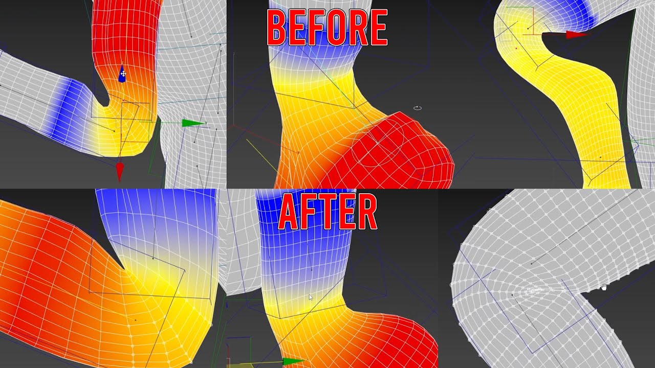 Master in Skinning tools 3ds max | Perfect joint bending